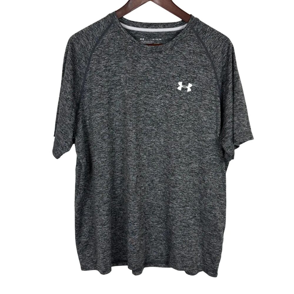 Under Armour Loose Fit Gray Short sleeve Crew Neck T-Shirt Men's XL